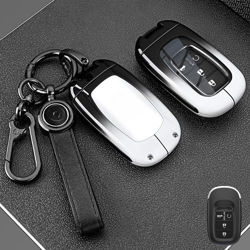 AAALI1 Car Key Fob Pocket Cover Case For Honda CBE CR-V HR-V Accord Jade Crider Odyssey 2015- 2018 Remote Protector Accessories