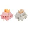 Quiet Cream Yellow Peaching Linears Mechanical Switches Pre Lubed Tactile 3Pin Axises for Customizing Gaming Keyboards