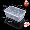 Disposable Transparent Plastic Food Containers