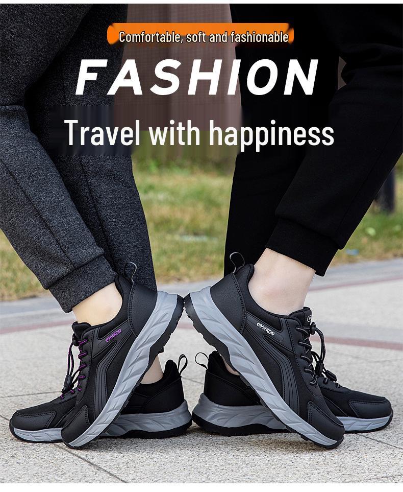 Zhang Kaili Women's Non-slip Soft Sole Spring Shoes - Comfortable, Breathable Casual Footwear for Middle-aged and Elderly