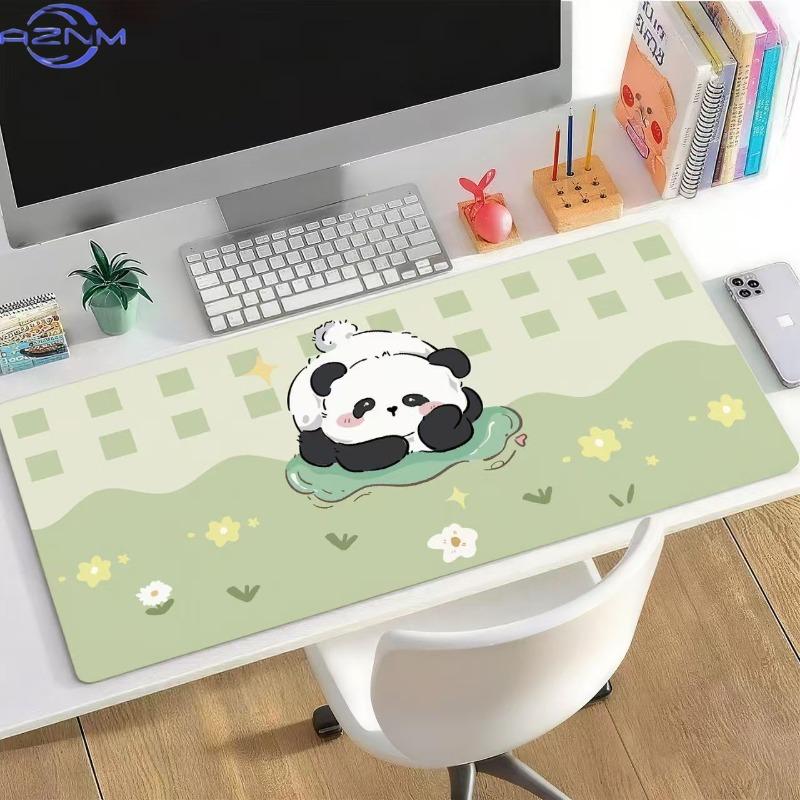 Cartoon Illustration Mouse Pad Oversized Cute Girl Dormitory Computer Table Pad Large Keyboard Pad