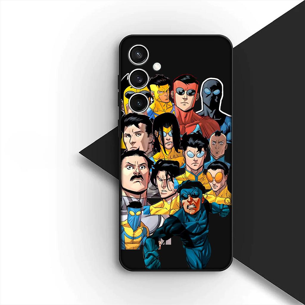 Omnis I-Invincibles Man Silicone Cover for Samsung Galaxy S25 S24 S23 FE Ultra Plus S7 Edge S25+ S24+ A56 5G + Coque Phone Case