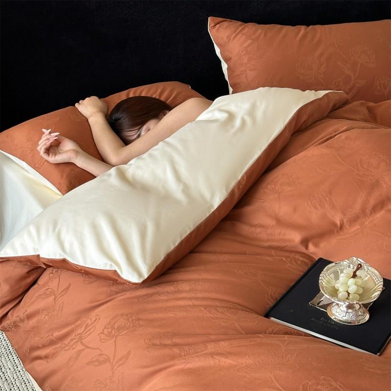 100% Cotton 60S Brushed Duvet Set Modern Nordic Style Ins Bedroom Bedding