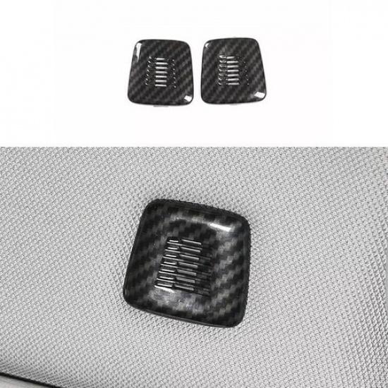 For BMW 5 Series G30 Car Roof Microphone Horn Cover Trim 2018- Carbon Fiber