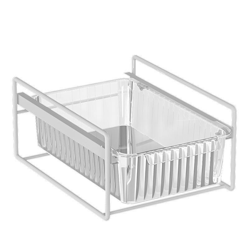 Kitchen storage rack, sink, storage rack, floor to ceiling household layered cabinet rack, multifunctional pull-out sink