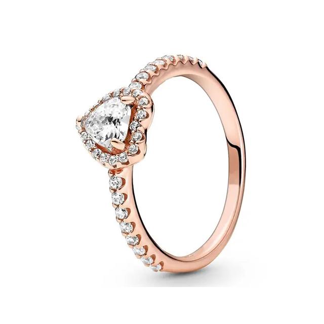 Original 925 Silver Women Finger Rings for Women Silver Colorful Heart Zirconia Stone Daisies Stars Trinkets