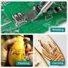 Temperature with Box Wood Burning Pen Tips Kit Soldering Iron Head Set Stencil Pyrography Marking