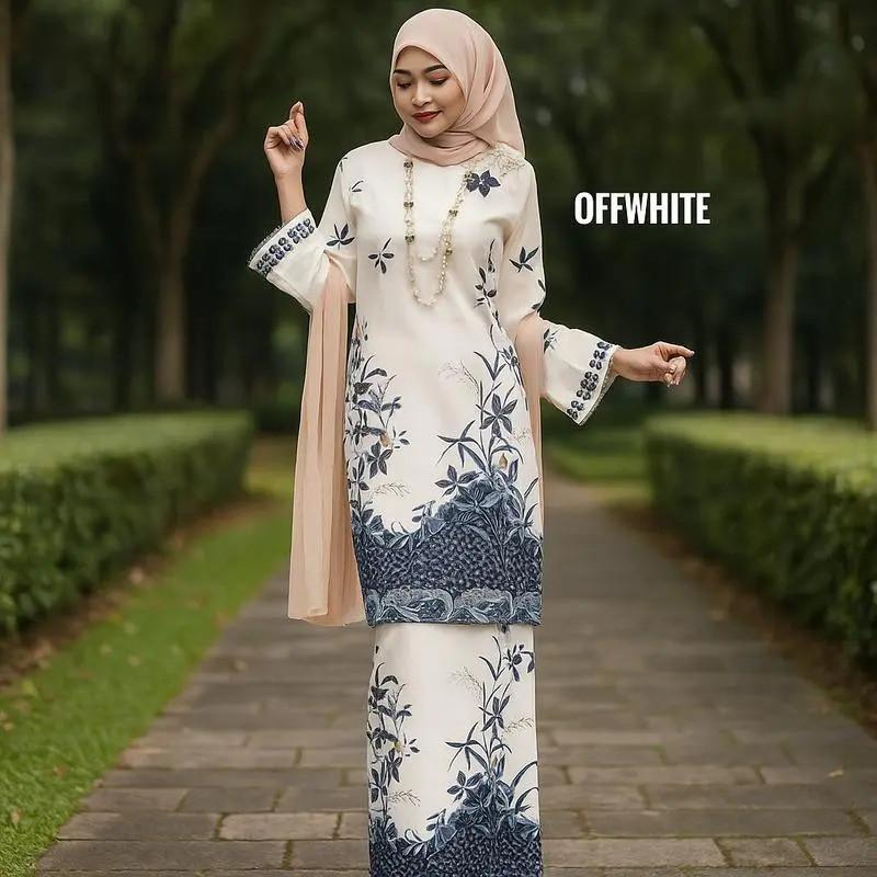 New! Exclusive Batik Kurung XS-4XL Raya 2026 Modern Style Muslimah Blouses for Family Gatherings and Daily Celebrations