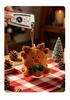 Neue Oktopus-Serie Weihnachts-Stoffpuppen: Niedliche Schneemann- & Lebkuchenmann-Dekorationen, Taschenanhänger, Festivalgeschenke