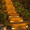 Waterproof Solar Step Lights for Outdoor Decks, Porches, Patios, and Garden Pathways
