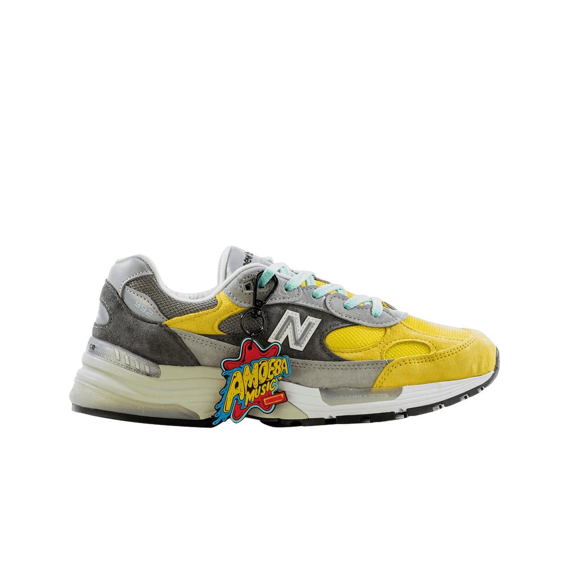 

New Balance X Amoeba Music X Nice Kicks 992 Made In Usa Grey Yellow 250