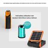 4 Speeds Wind Outdoor Solar Fan 90-Degree Folding Portable Tent Fan Folding Ventilador  Tent Use