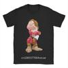 Camiseta Sete Anões Zangado Camisetas Engraçadas Manga Curta Gola Redonda Camiseta 100% Algodão Roupas Únicas