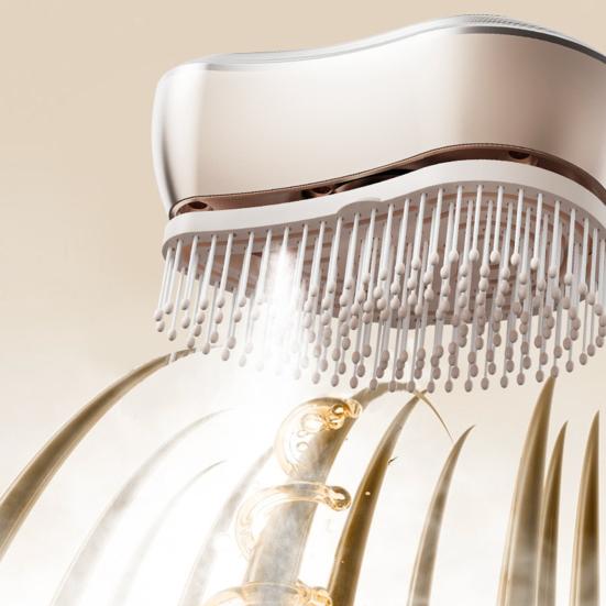 Electric Spray Scalp Massager Brush Multi-purpose Hair Oil Applicator Vibrating Head Massage Tools Portable Rechargeable Cordless Massage Detangling