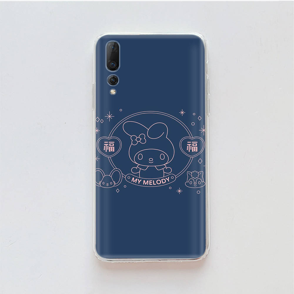 Transparent Case for Samsung A04 A14 A23 M33 M53 Realme 10 9 C35 C55 VIVO X80 Infinix Hot 30 Note 11 Tecno Spark 8P Pro L-4 Lovely My Melody