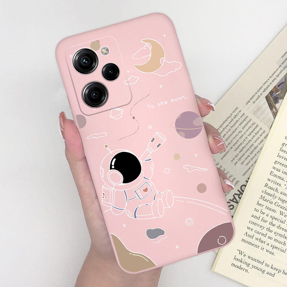 

Silicone Case For Xiaomi Poco X5 Pro Pilot Bear Back Cover For POCOX5 X5Pro 5G Poco X 5 Pro Soft Matte Protective Phone Cases Poco X5 Pro
