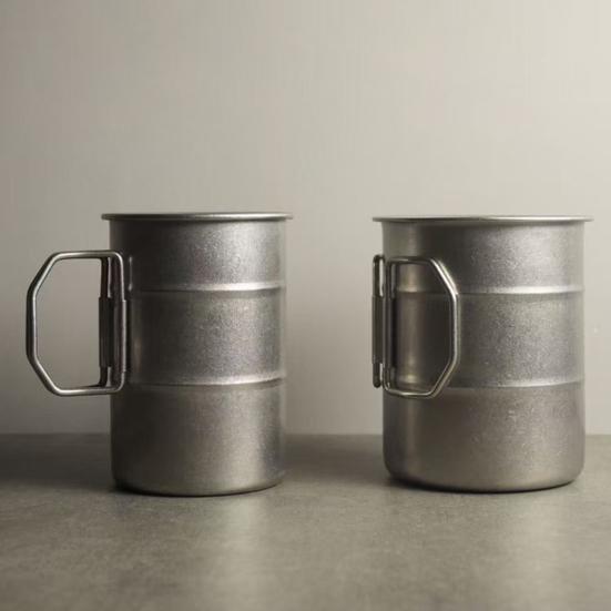 304 Stainless Steel Coffee Cup Portable Travel Mug Water Drinking Tea Tumbler Milk Cup Crafted Cocktail Glass for Work Outdoor School