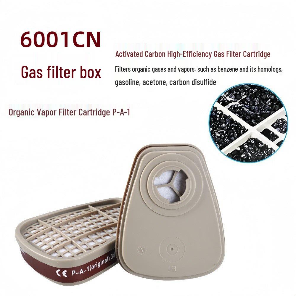 6200 Protective Respirator for Pesticide, Spray Paint, Chemical, Firefighting, and Formaldehyde