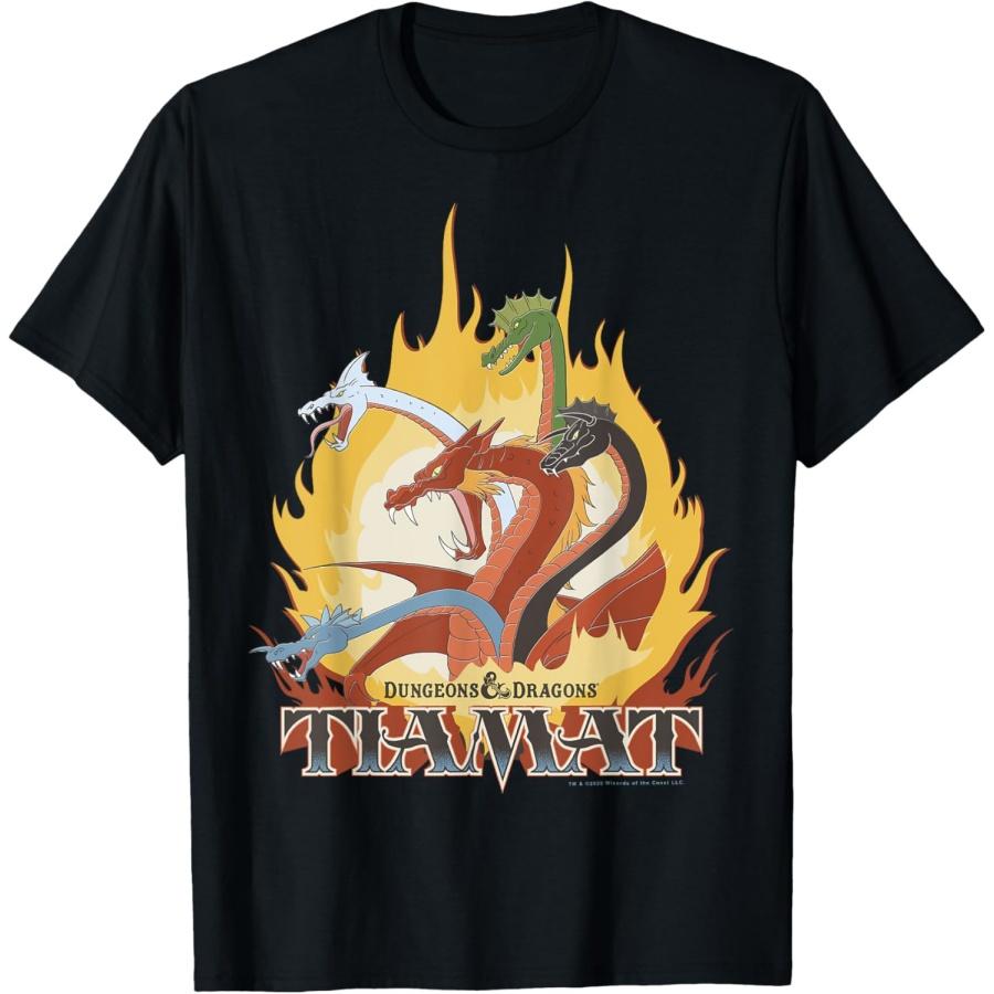 Футболка с портретом Тиамат из Dungeons & Dragons XXXXXL чёрный