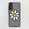 Flowers Heart Matte Case For Samsung Galaxy S22 S20 S21 FE S10 S9 Plus S8 Capa Note 20 Ultra 10 Lite Phone Fundas