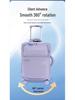 2025 Women's Ultra-Light Carry-On Luggage: 20-inch Fabric Suitcase with Lock, 24-inch Option Available.