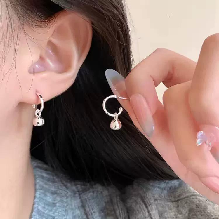 Zircon Metal Studs & Pearl Bow Earrings - High-End, Versatile Statement