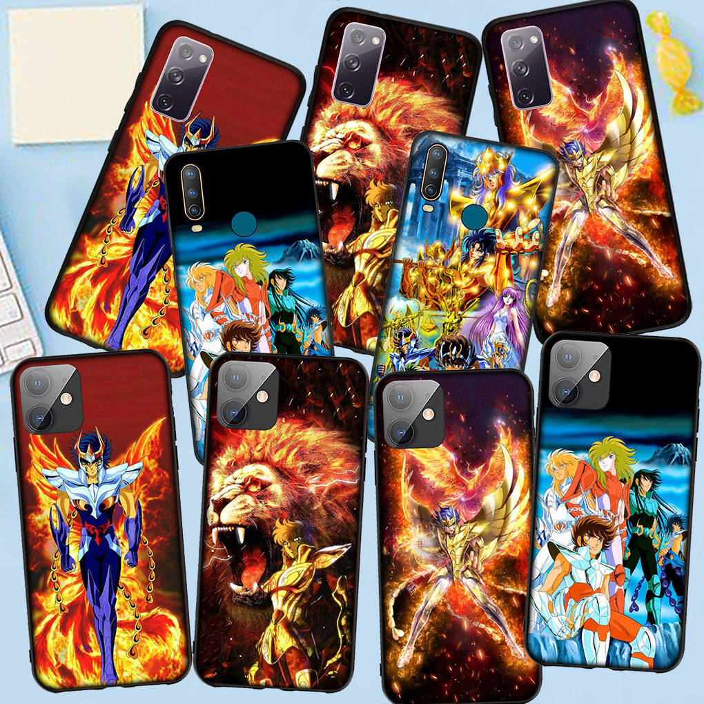 Phone Case for Samsung Galaxy S25 S23 S22 S24 Ultra FE A05 A06 A15 A16 A36 A37 A35 A54 A55 A56 A57 A25 A26 A53 A17 Wallpaper Saints Anime Seiyas Cover