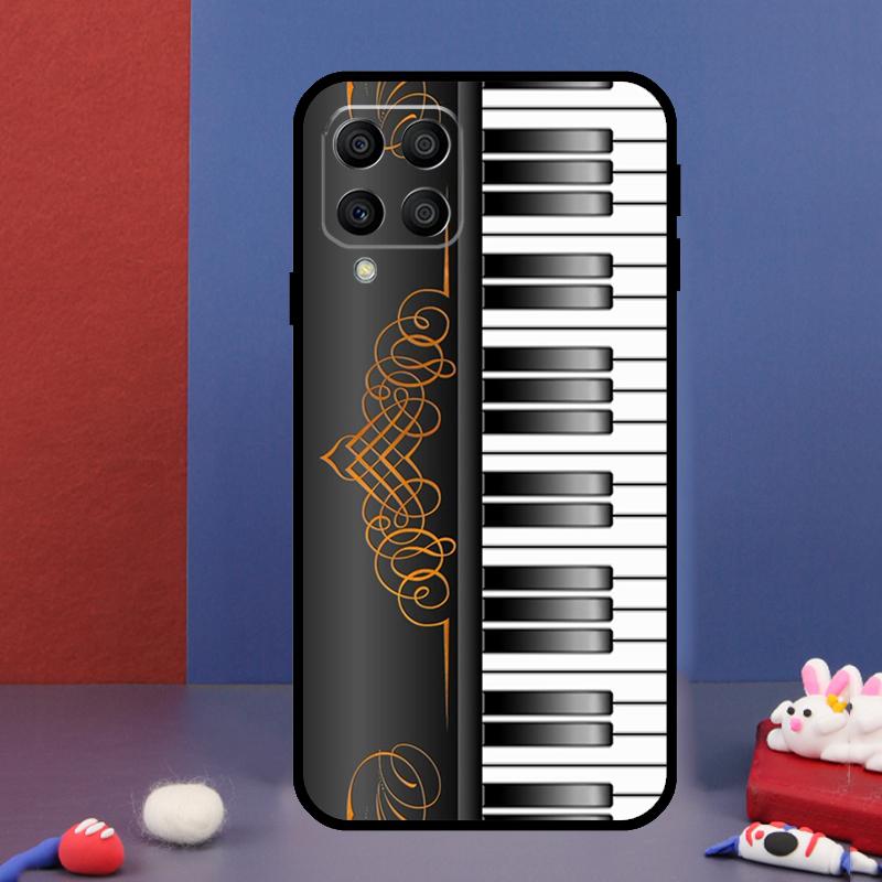 Piano Keys Musical For Samsung Galaxy M31 M51 M33 M13 M23 M53 M15 M55 M14 M34 M54 M20 M30s M32 M52 Phone Case