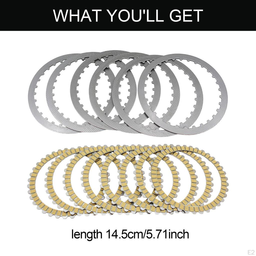 Motorcycle Friction Clutch Plate Set for XL883 Sportster 883 2004-2009