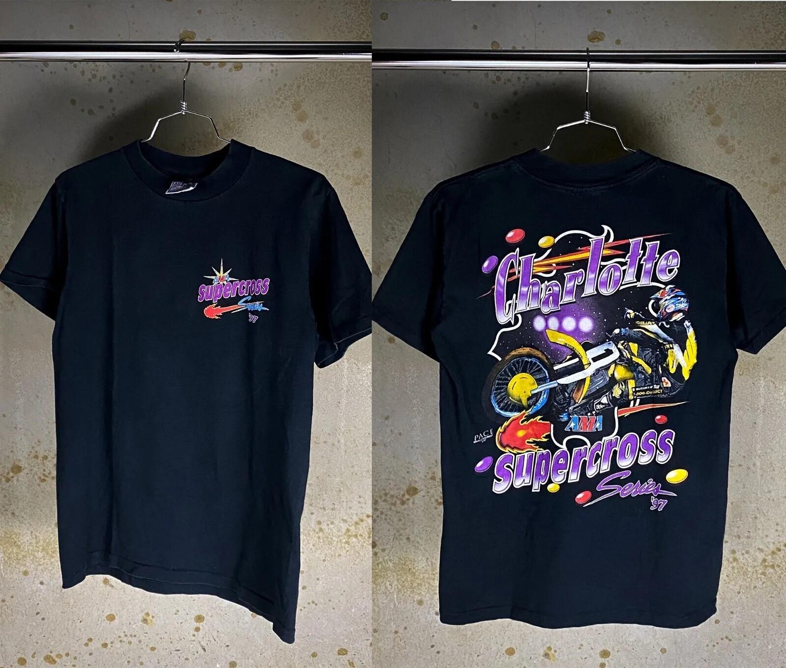 Vintage 1997 Seattle Supercross T-shirt Cotton Unisex Size S5XL L