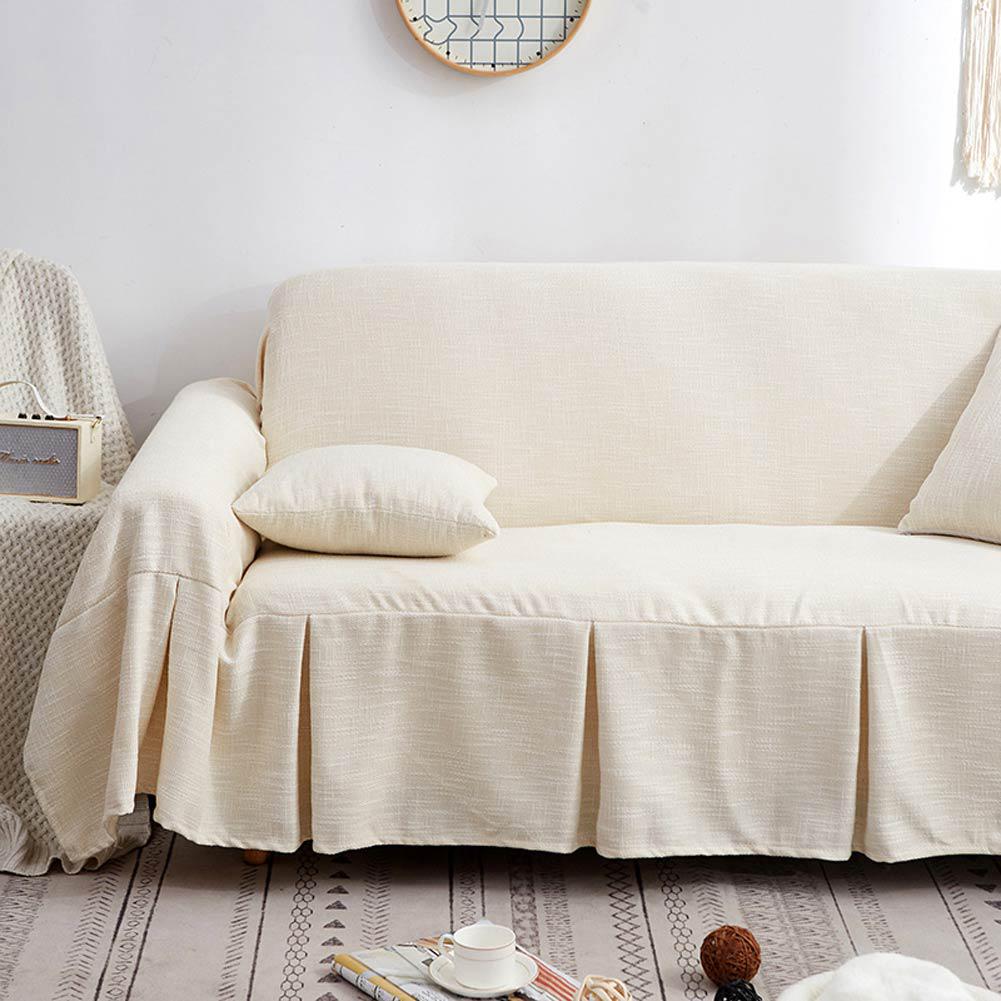 Buy Svetanya White Sofa Cover Blankets Cotton/Polyester Quilting Sofa Blanket Towel Slipcovers