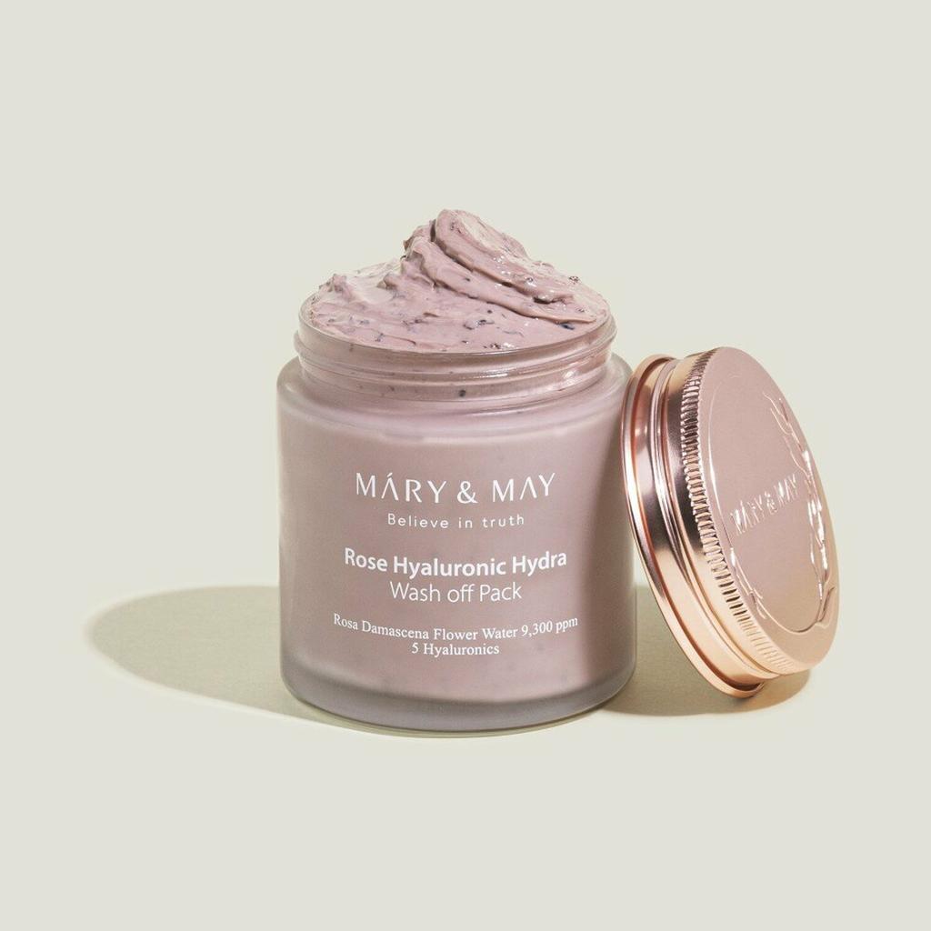 Mary&May Rose Hyaluronic Hydra Wash Off Pack 125g