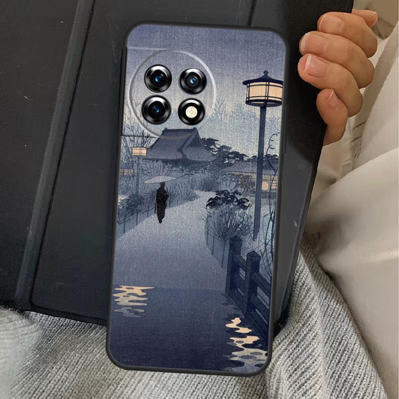 Ukiyo-e Japanese Art Case For OnePlus 13T 10T 8T 10R 12R 13R 15 13 12 11 10 9 Nord CE 5 2 3 4 Lite N20 N30 Cover
