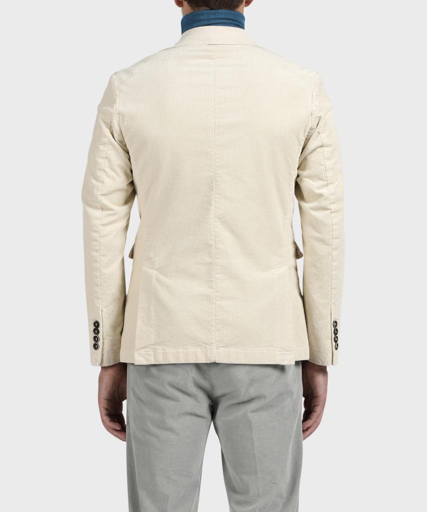 Panicale Beige Slim Fit Patterned Jacket