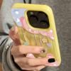 Cute Star Moon Phone Case for iPhone 17 16 Pro 15 Plus 14 13 12 11 Pro Max 17 Air 16E Wave Texture Soft TPU Protective Cover