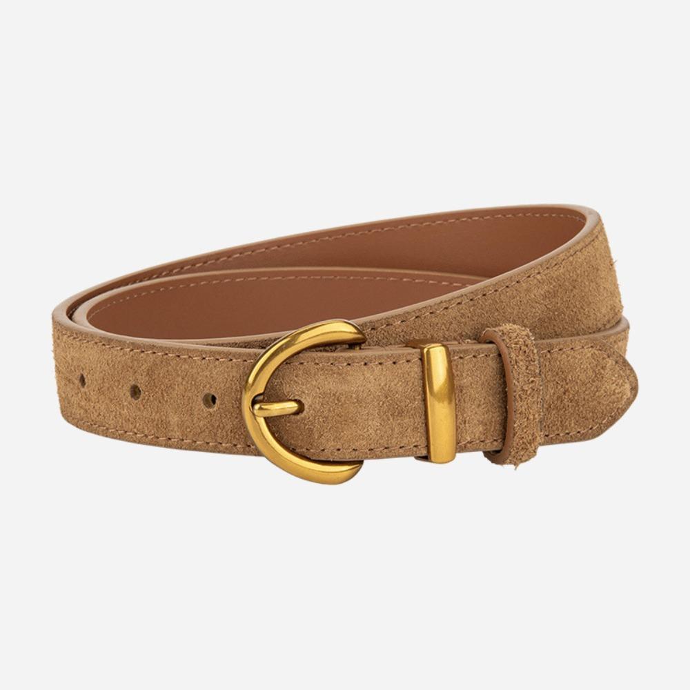 Casual Suede Leather Belt Trendy Business Waist Strap Gifts Trouser Dress Belts