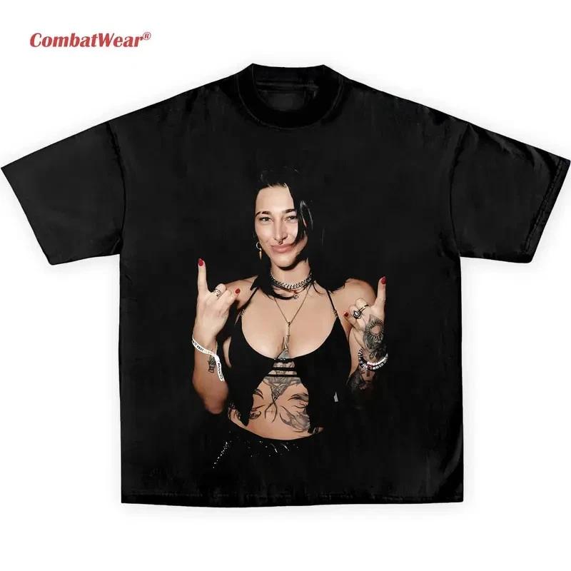 Women Wrestling Champion Graphic T-Shirt Fight Style Unisex Sports Tee M