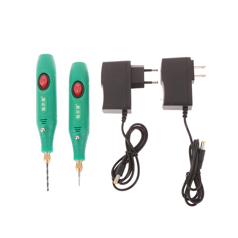 Eu/Us 24Pcs 110-240V Mini Drill Polishing Engraver Pen Grinder Electric Rotary Tool Grinding Machine Miniature Household Tool