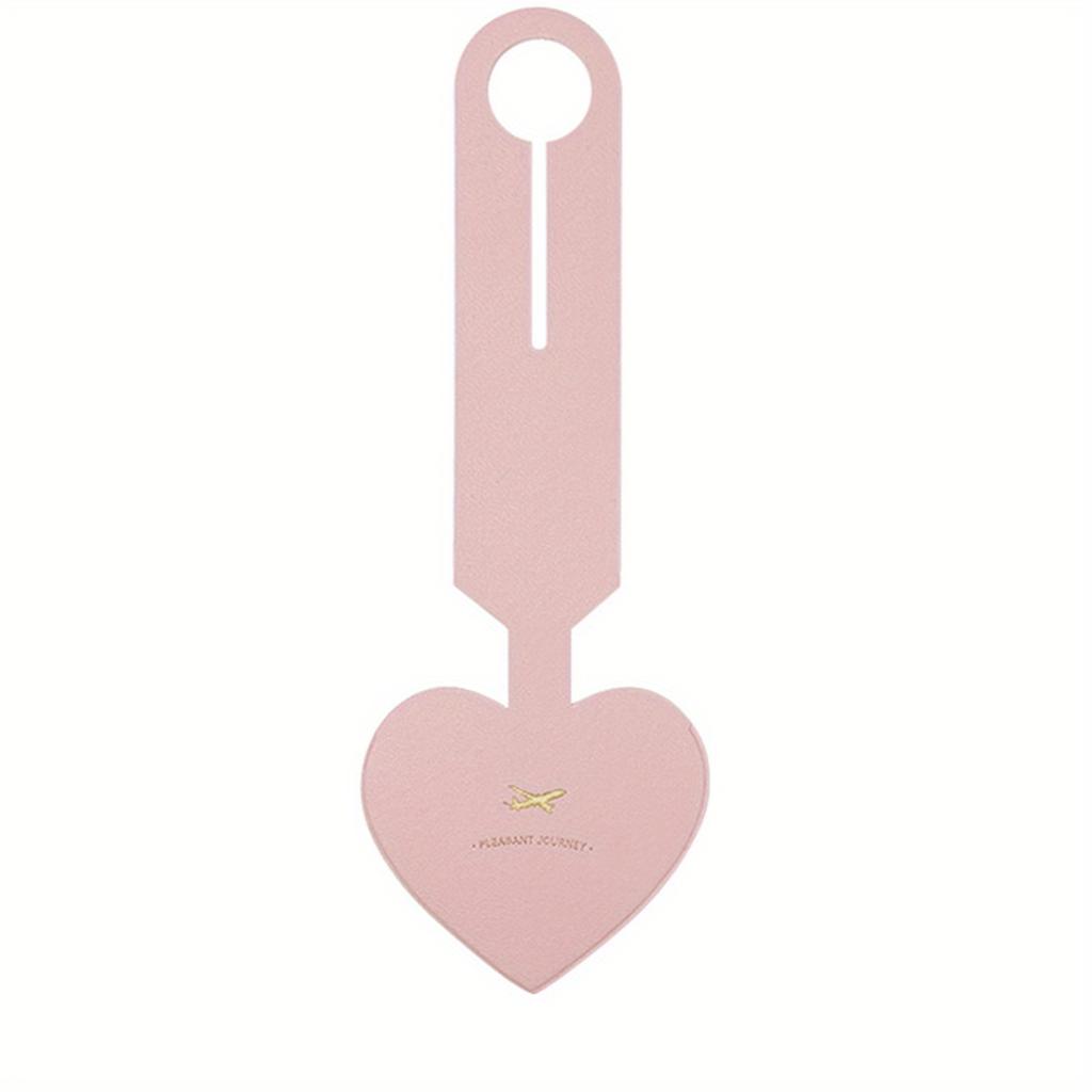 1Pcs Pu Leather Flight Holiday Travel Accessories Suitcase Bags Name ID Address Tags Solid Color Women Men Luggage Tags