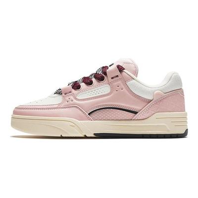 Aojie Modne Buty Chlebowe Antypoślizgowe Odporne na Ścieranie Lekkie Niskie Buty Skateboardowe Damskie Trampki Różowe 922338040-1