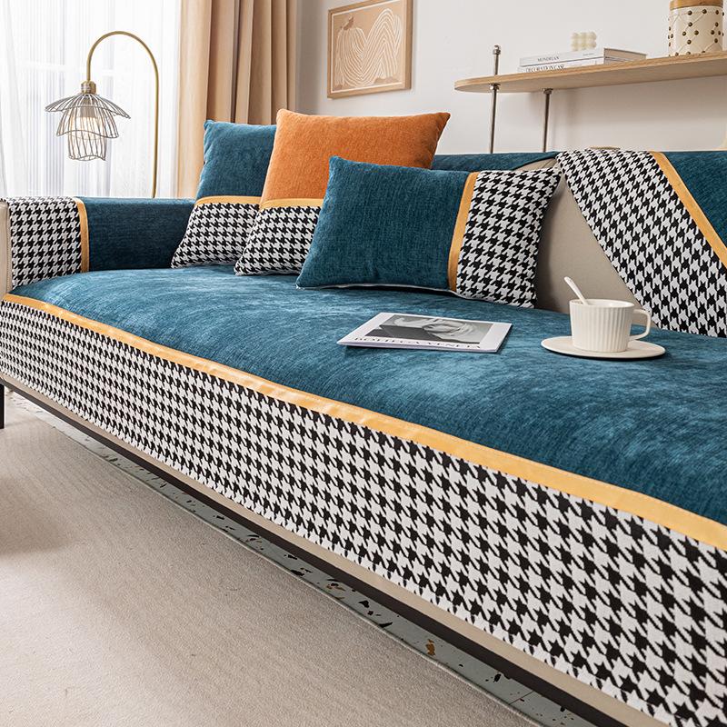 Chenier Qiandongge Sofa Cushion Four-Season Universal Backrest Towel Cover Cloth Non-Slip Light Luxury Seat Cushion All-Inclusive Sofa Cover