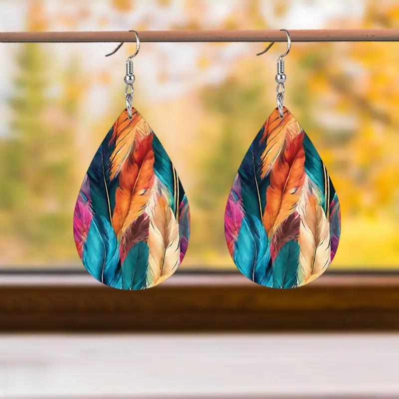 

Модные серьги-подвески для женщин разноцветный