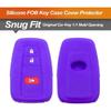 Silicone Key Fob Cover Fit for 4Runner C-HR Corolla RAV4 Highlander Prius Pri