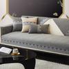 Chinese Style Couch Cushion Leather Solid Wood Universal Non-slip Sofa Mat Four Season Full Coverage Decor Sofa Cover Towel
