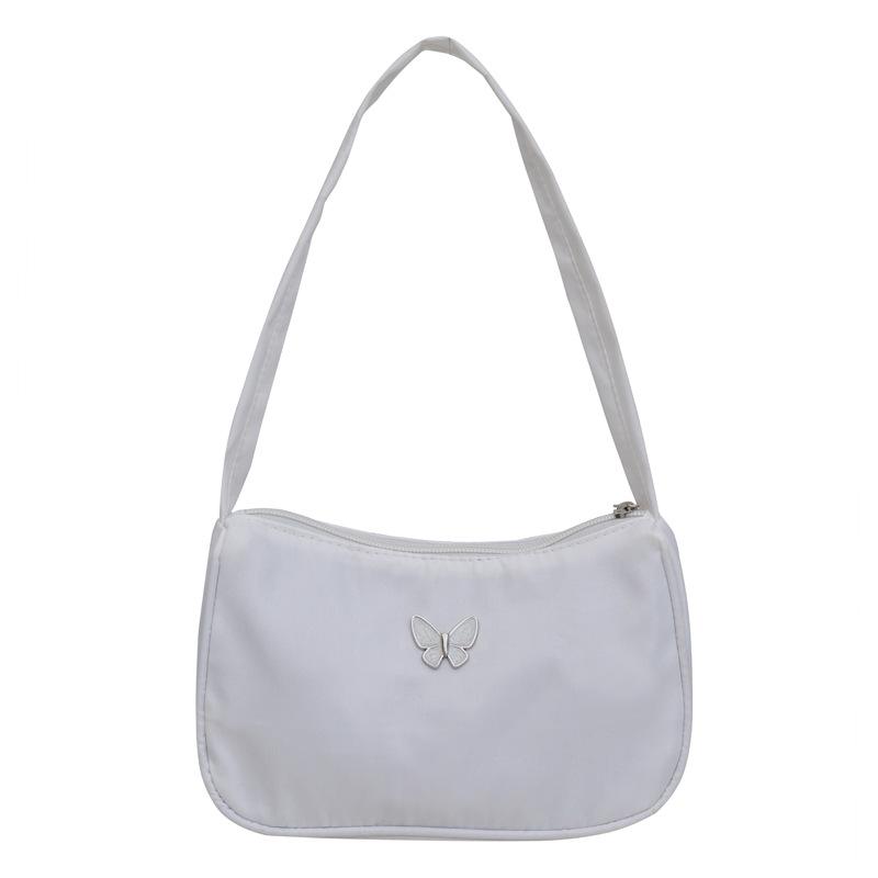 

Feel underarm bag niche bag women s mobile phone bag new butterfly cloud bag shoulder bag білий