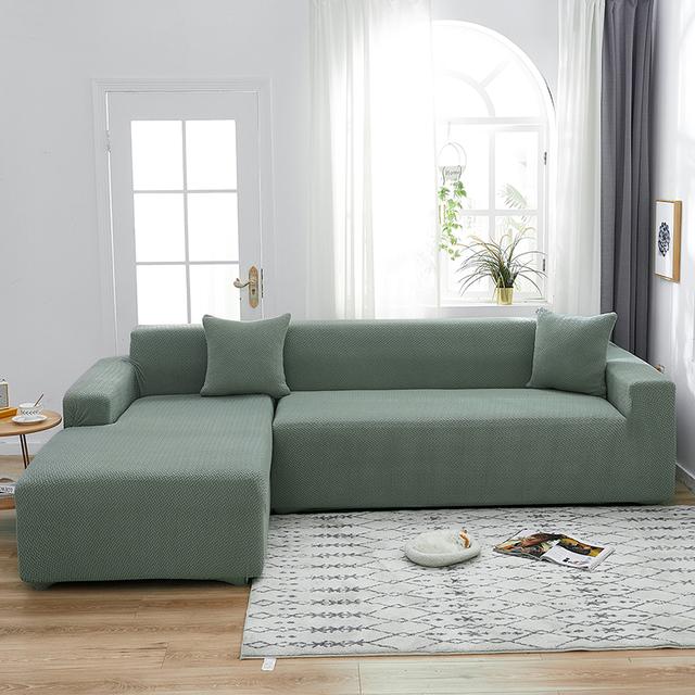 

Чехлы на диван из флиса для гостиной, чехол на кресло, плед, L-образный чехол для углового дивана, чехол для дивана для дома, 1/2/3/4 местный 3-Seater 190-230cm