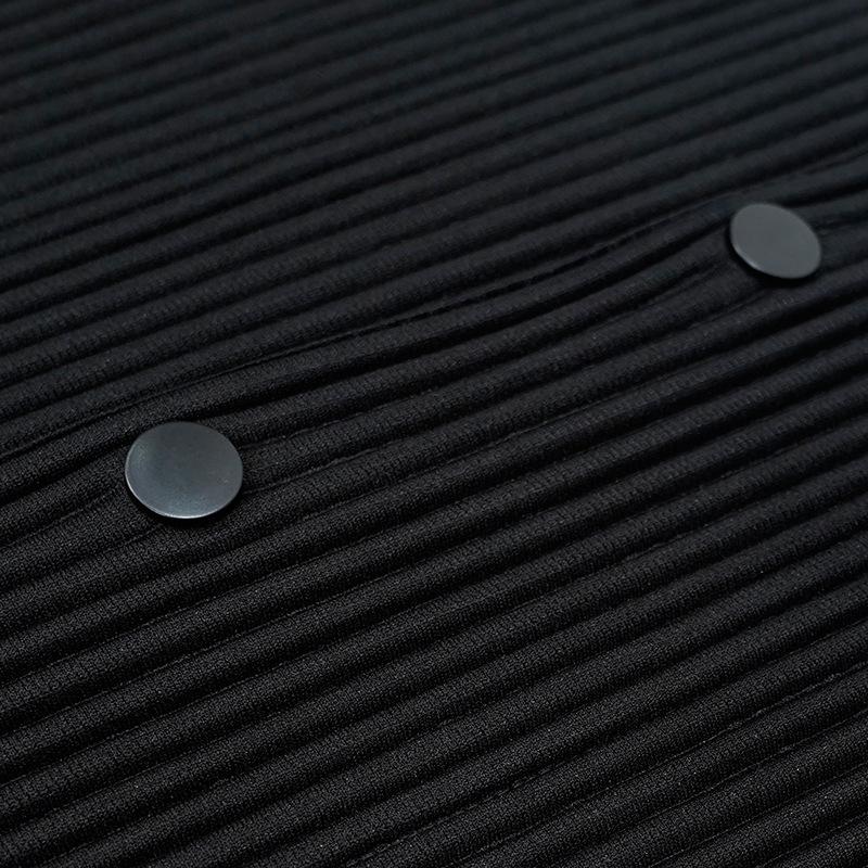 2024 Miyake Pleats Pánská bunda bez límce - Tenký, prodyšný a pohodlný jarní kardigan