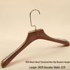 Non-Slip Wooden Clothes Hanger - Retro Solid Wood Design for Men, Women, Children, & Baby Clothes