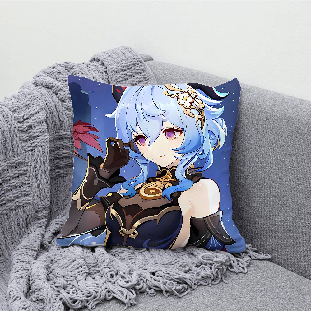Ganyu Pillow Case For Sofa Decor Car Office Room Printing Cushion Cover Decorations and Protector