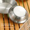 Stainless steel cutlery set plates and bowls camping set for home use | Camping, hiking, beach, outdoor use